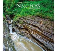 New York Wild & Scenic 2027 12 X 24 Inch (Hanging) Monthly Square Wall Calendar Plastic-Free