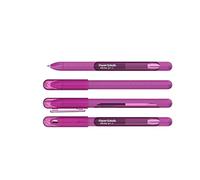 Newell Brands Paper Mate InkJoy - Juego de 4 bolígrafos de tinta de gel con tapa de tinta de gel de 0,7 mm, punta media para adultos, color baya