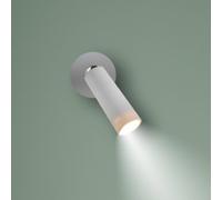 Newgarden Aplique de pared LED Roll 4, blanco, orientable