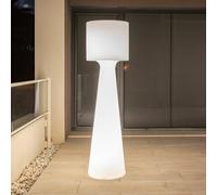 Newgarden Grace lámpara de pie LED IP65 blanca, 140 cm