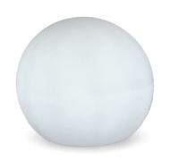 newgarden - Lámpara de Bola ø40 cm para Exterior IP68. LED con Carga Solar y Encendido Automático con Sensor Crepuscular. Esfera de Luz Blanca Fría 6000K