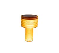 newgarden - Lámpara de Mesa AMBAR de Luz LED Cálida con Carga Solar o Batería Recargable para Exterior o Interior. Diseñada en España (Ambar (Luz cálida))
