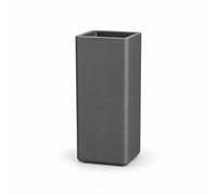 newgarden Macetero Exterior Rectangular BROMELIA 30 | Antracita Opaco | Polietileno resistente · Ruedas integradas · Fabricado en España · Para terrazas, hoteles y restaurantes