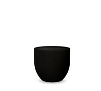 newgarden Macetero Redondo Azalea Decorativo para Interior y Exterior. Muy Resistente a los Rayos UV. Maceta Grande para Flores y Plantas Hecho Polietileno en España (ø30x25 cm, Negro)
