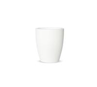 newgarden - Macetero Redondo de ø40x43 cm de Polietileno Muy Resistente para Flores y Plantas. Maceta de 30 litros. Color Blanco