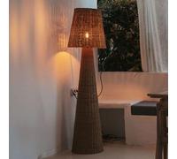 Newgarden Lámpara de pie LOLA 165 NATURE Boho 165 cm regulable LED marrón