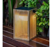 Newgarden Okinawa lámpara de mesa LED solar bambú