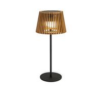 newgarden - OKINAWA TABLE Lámpara de Mesa Portátil Sin Cables con Carga Solar y Batería Recargable por USB. Decoración Resistente para Interior y Exterior