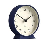NEWGATE® M Reloj de Escritorio Mantel Echo | Diseño Moderno de Redondo | Azul Marino | Números fáciles de Leer | Estilo contemporáneo para Escritorio, Mesa, estantería o mesilla