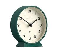 NEWGATE® M Reloj de Escritorio Mantel Echo | Diseño Moderno de Redondo | Verde Edén | Números fáciles de Leer | Estilo contemporáneo para Escritorio, Mesa, estantería o mesilla