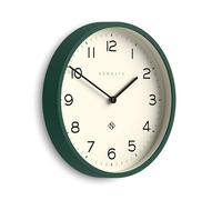 NEWGATE® Number Four Echo Reloj de Pared | Reloj Redondo Moderno | 30cm | Verde Edén | Números fáciles de Leer | Ideal para Cocina, salón u Oficina
