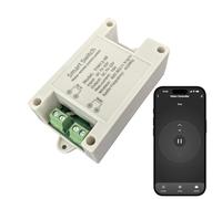 Newgoal Controlador de motor de CC inalámbrico inteligente de avance y retroceso, adecuado para el control remoto de la Tuya Smart App actuador lineal de DC 7 V a 32 V y válvula solenoide