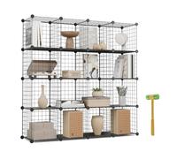 Newlux Estantería modular Titan C16 metálica 16 cubos (125x125x31,5 cm)