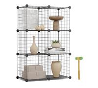 Newlux Estantería modular Titan C6 metálica 6 cubos (64,5x94,5x31,5 cm)