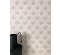 Newroom Papel Pintado Topo Abanico Art Déco Salón Recibidor