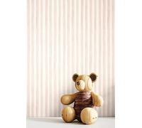 Newroom Tapete Rosa Vlies Streifen - Kinder Aquarell Wasserfarbe Linien für Kinderzimmer Babyzimmer