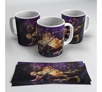 newseny Regalo de Kimetsu no Yaiba Taza para fans de la serie Demon Slayer imagen de Zenitsu Agatzuma | Cerámica 355ml