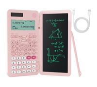 NEWYES Calculadora Científica Recargable con Tableta Escritura, 991ES-Rosa