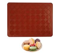 Nexaflow Alfombrilla de Silicona para Hornear Macarons Grande, 30 Cavidades, Base Antiadherente Alimentaria para Repostería, DIY, Galletas, Merengues
