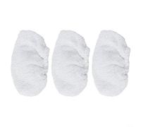 Nexbrill 3 almohadillas de tela para fregona PAEU0318 para la serie Powerfresh, microfibra suave con tiras de fregar, cabezales de limpieza gruesos reutilizables para desastres difíciles