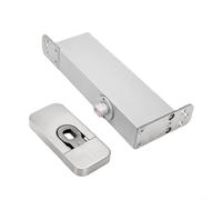 Nexbrill Cierrapuertas hidráulico oculto, cierre automático para puertas de acero de madera de doble acción, se adapta a 29.5-37.4 pulgadas de ancho, soporta herrajes metálicos de 132-220 libras (211L