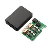 Nexbrill Controlador de carga solar USB dual de 5 V 3 A, módulo reductor de 12 V-30 V, entrada ABS, regulador de potencia de grado industrial para teléfono, laptop, cámara