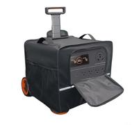 Nexbrill Cubierta solar para generador EcoFlow 2000 Plus 400W, Explorer 4000 Plus Kit y 3000 PRO, funda protectora Oxford 600D con bolsillos, puerto de carga para acceso para camping, viajes al aire