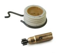 Nexbrill Juego de bomba de aceite y engranaje helicoidal para piezas de motosierra 017 018 MS170 MS180 021 023 025 M10 M30 M50, montaje de lubricación de repuesto para corte de madera de jardín