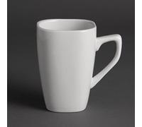Nextday Catering Y108 redondeadas taza, cuadrado, 284 ml, 10 ml (Pack de 12)