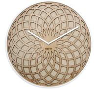 Nextime 3149be reloj de mesa o pared reloj de cuarzo círculo beige, b