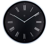 Nextime 7329zw reloj de mesa o pared reloj de cuarzo círculo negro