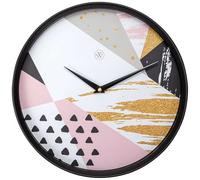 NeXtime 7354 Grace Reloj de Pared, Negro, 30 cm