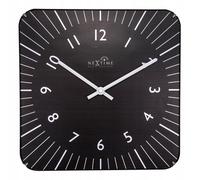 Nextime alex rc - reloj de pared (metal y plástico, 0 cm), color negr