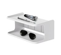 Nexusectar Accesorios En La Cama De Literas del Estante - Organizador De Mesita De Noche Junto A La Cama, Organizador De Estantes En La Noche | 2 Niveles Estante De Noche Flotante De Pared, De Pared