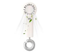 Nexusectar Ventilador portátil de mano de 3 velocidades, recargable por USB | Ventilador de mano portátil pequeño con minimización de ruido para viajes, hogar, escuela, oficina, caminar, camping
