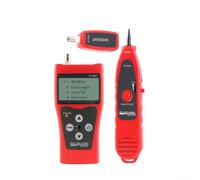 NF-308S - Comprobador de cables con pantalla LCD, comprobador de cables de red para longitud de hasta 1000 m, comprobador de cables para red, teléfono, cable coaxial BNC, para localización de cables