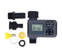 NH3 Temporizador de aspersor de 4 Pulgadas Automático Fácil de operar Ahorro de energía Preciso IP55 Temporizador de Agua a Prueba de Agua para césped Maceta Piscina ABS Batería AA