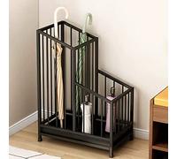 NHralpajj Paragüero de Hierro | Multicolor 25x20x62cm, 40x25x62cm: Entrada Pasillo Puerta(Black,25x20x62cm)