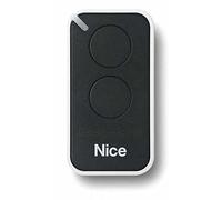 Nice Era-Inti - Mando a Distancia para Puerta Original (2 Teclas, 433,92 MHz, código Aleatorio para reemplazar los mandos Nice Very VR One, ON1, ON2, Flor, FLO2R-S y FLO1R-S