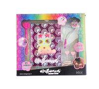Nice Group - Influencer Squishy Diario Secreto con bolígrafo mágico, auriculares y clip de luz portátil