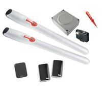 Nice Wingo 3524HS Kit de accionamiento para puerta giratoria de 2 alas + 1 transmisor manual ON2E + fotocélula EPMB EADAMS Set 4 en 1 HI-SPEED