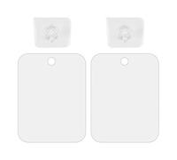 Nicear 2 Espejos acrílicos para baño, Espejo de Maquillaje, Espejo de Pared, Adhesivos irrompibles, Espejo de Ducha, Espejo de Afeitar antivaho.