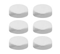 Nicear 6 piezas de núcleo de lana de fibra de esponja de cerámica 8,6 x 8,6 x 2,8 cm Lana de cerámica para chimenea de bioetanol Chimenea de mesa de gel para interiores