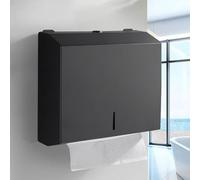 NICEME Dispensador de Toallas de Papel, Acero Inoxidable, Dispensador de Toallas con Cerradura, Dispensador de Toallas de Papel Z Plegable，Acomodar 250-400 Hojas