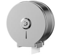 NICEME Dispensador de Toallas de Papel - Acero Inoxidable Toallero con Cerradura - Dispensadores de Papel higiénico - Toallero con Material de Montaje - Diámetro 255mm, Mandril 40mm
