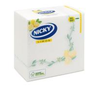 Nicky Servilletas Limón 2 Capas 33x33