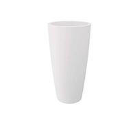 Nicoli Jarrón Alto cilíndrico Style Blanco 3636B 35,8 x 70 h cm para Interior/Exterior