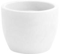 Nicoli - Jarrón Hera Matt de resina giratoria, para interior y exterior, diámetro 30 - 40 - 50 - 60 cm (60 cm de diámetro, blanco)