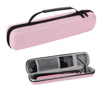 NIDONE Estuche de Viaje para rizador, Bolsa de Viaje portátil para Herramientas para el Cabello de 14x2x3 Pulgadas, Bolsa de rizador de Franela EVA de Tela Oxford con asa para Vacaciones