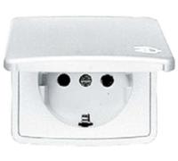 Niessen arco - Placa schuko con toma tierra serie arco blanco alpino